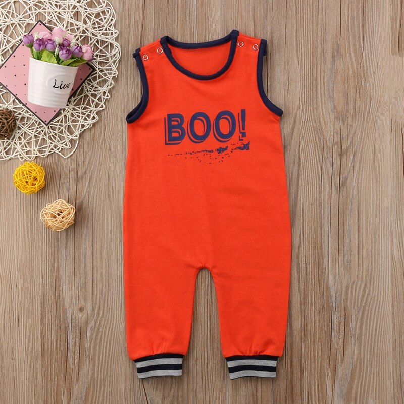 Summer New Style Baby Boys Clothes Newborn Baby Boys Kids Sleeveless Top Outfit Romper Jumpsuit Clothes - ebowsos