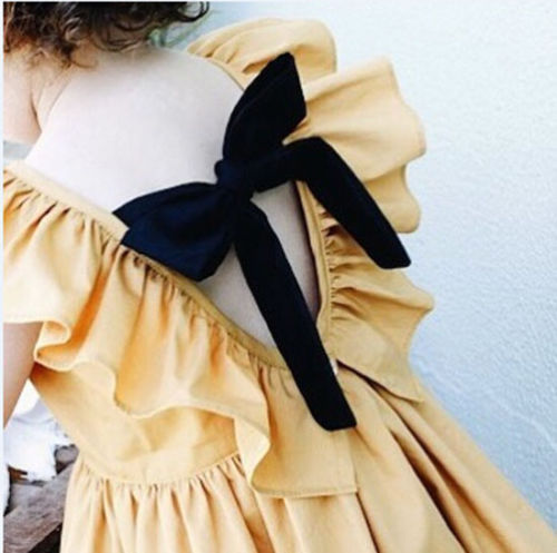 Summer Newborn Baby Girl Dress Cotton Bow Baby For girls Kids Clothes Baby Girls Tulle Tutu Formal Party Dresses - ebowsos