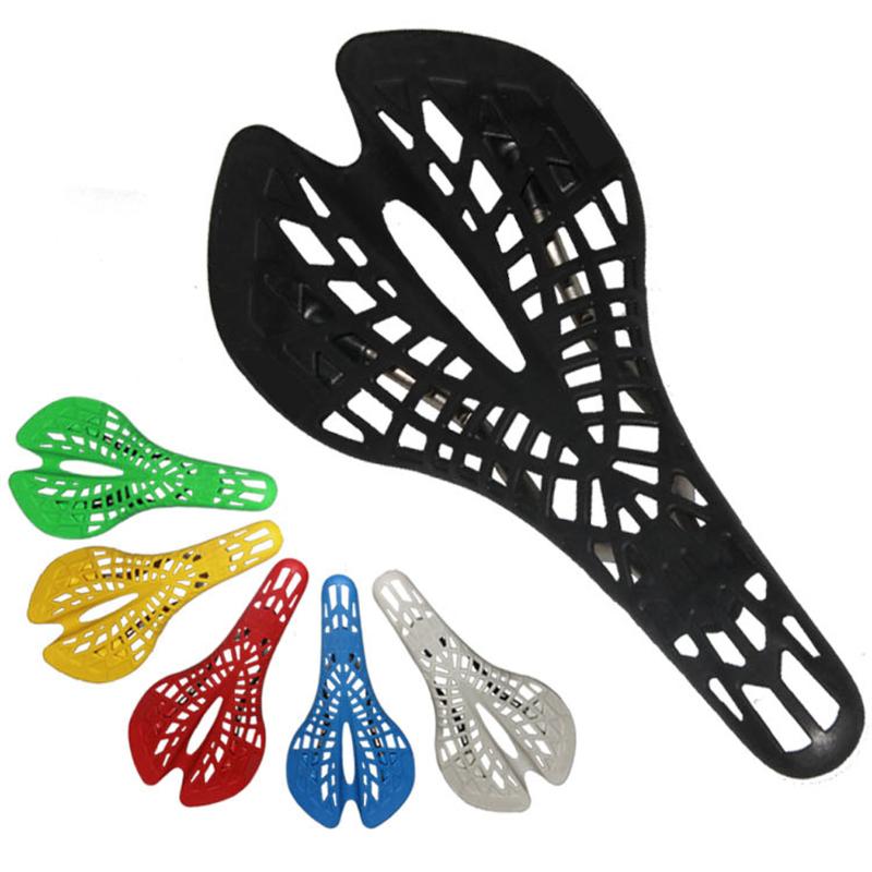 Super Light Bicycle Saddle Mountain MTB Bike Hollow Saddle Seat Road Ultralight Plastic Mountain Bicycle Cycling Bicicleta-ebowsos