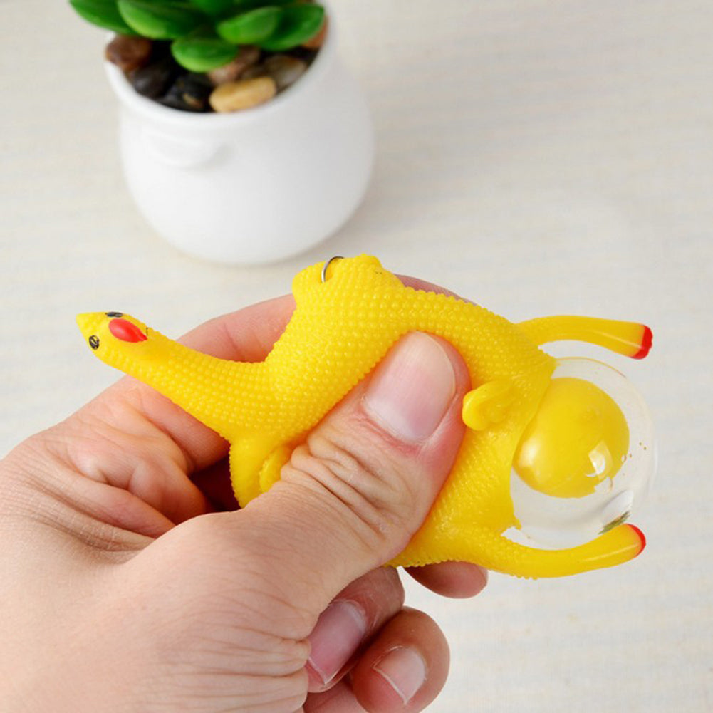 Surprise Toy Anti Stress Squeeze Toys Chicken and Eggs Funny Squishy Novelty toy Autism Mood Squeeze Relief Stress Tricky Toy-ebowsos