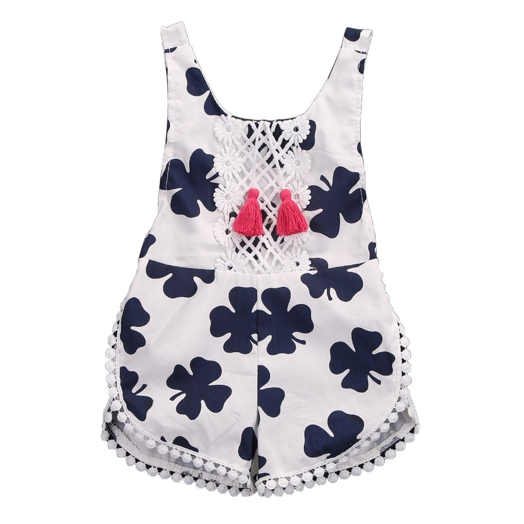 Sweet Baby Girls Kids sleeveless Romper Jumpsuit Toddler Summer Clothes Outfits - ebowsos