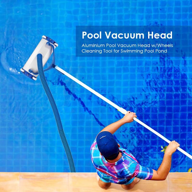 Swimming Pool Suction Vacuum Head Brush Cleaner Pond Pool Ground Cleaning Tool Corrosion Resistance Oxidation Resistance - ebowsos