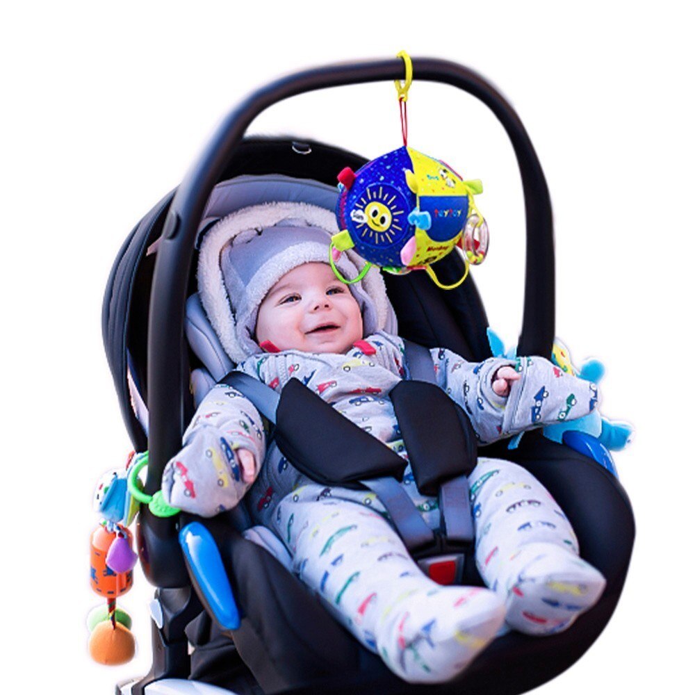 T3621 Baby Rattles Toys Stroller Hanging Soft Toy Cute Animal Doll Baby Crib Bed Hanging Bells Toys Early Education Toys-ebowsos