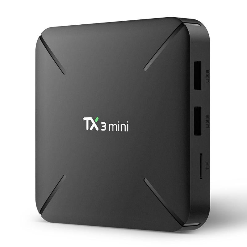 TX3 Mini TV Box Android 7.1 Amlogic S905W Quad Core Smart TV Set Top Box 2.4GHz WiFi Media Player 1GB/2GB RAM 8GB/16GB ROM New - ebowsos