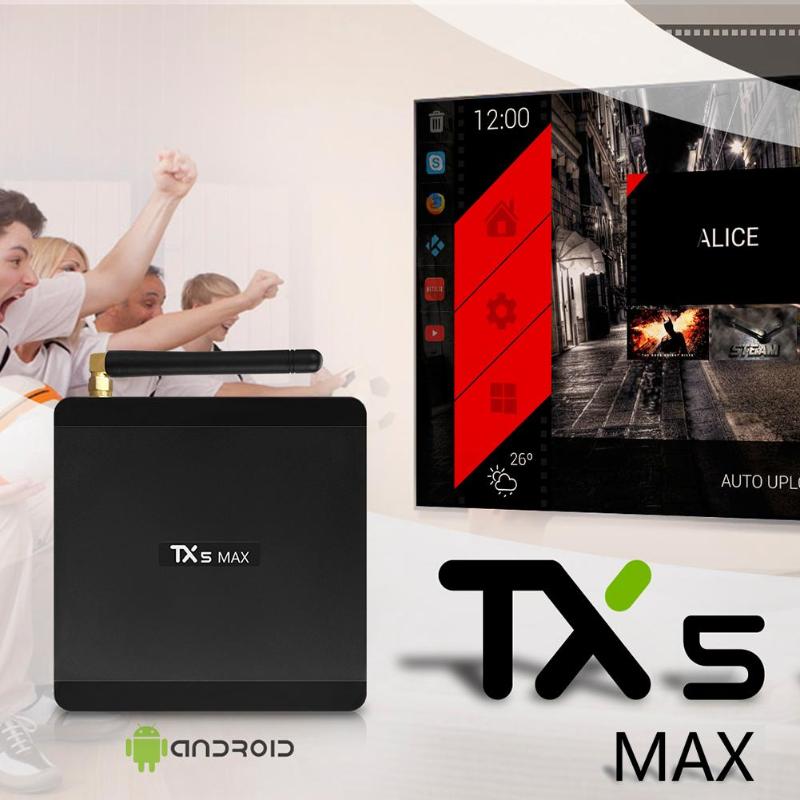 TX5 Max TV Box 4K HD Android 8.1 4+32GB 2.4G/5G WiFi BT4.2 Media Streamer Media box Set-Top Box Mini Smart TV BOX High Quality - ebowsos