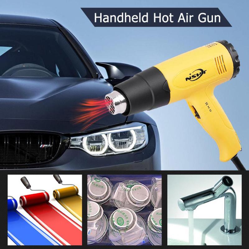 Temperature Adjustable Handheld Hot Air Gun Industrial Electric Heat Gun for Wall Paper Paint Stripping ABS Material Tools - ebowsos