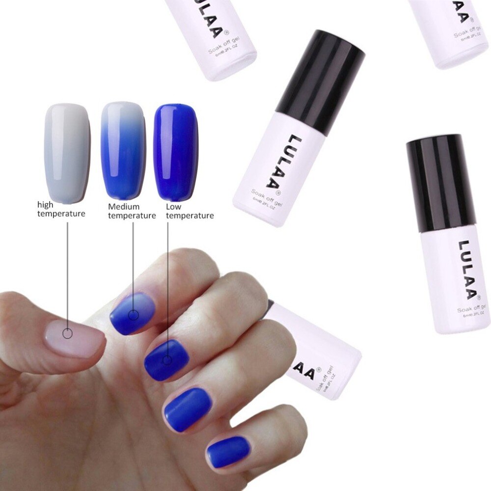 Temperature Changing Nail Polish Quick Drying Nail Gel Non-Toxic High Gloss 2018 Hot New - ebowsos