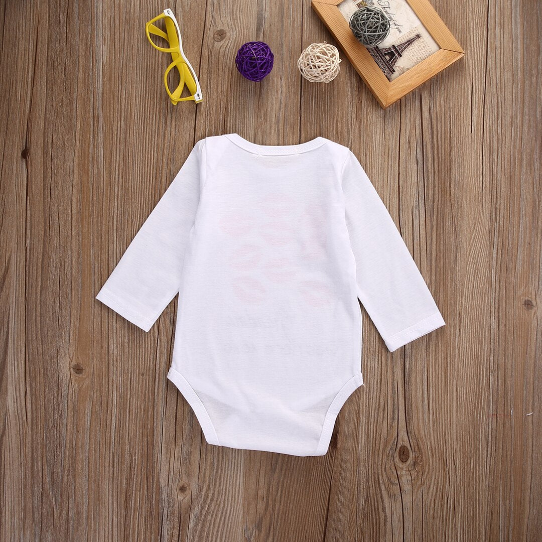 Toddler Infant Kids Baby Boy Girl Cotton  Jumpsuit Bodysuit Clothes Outfit - ebowsos