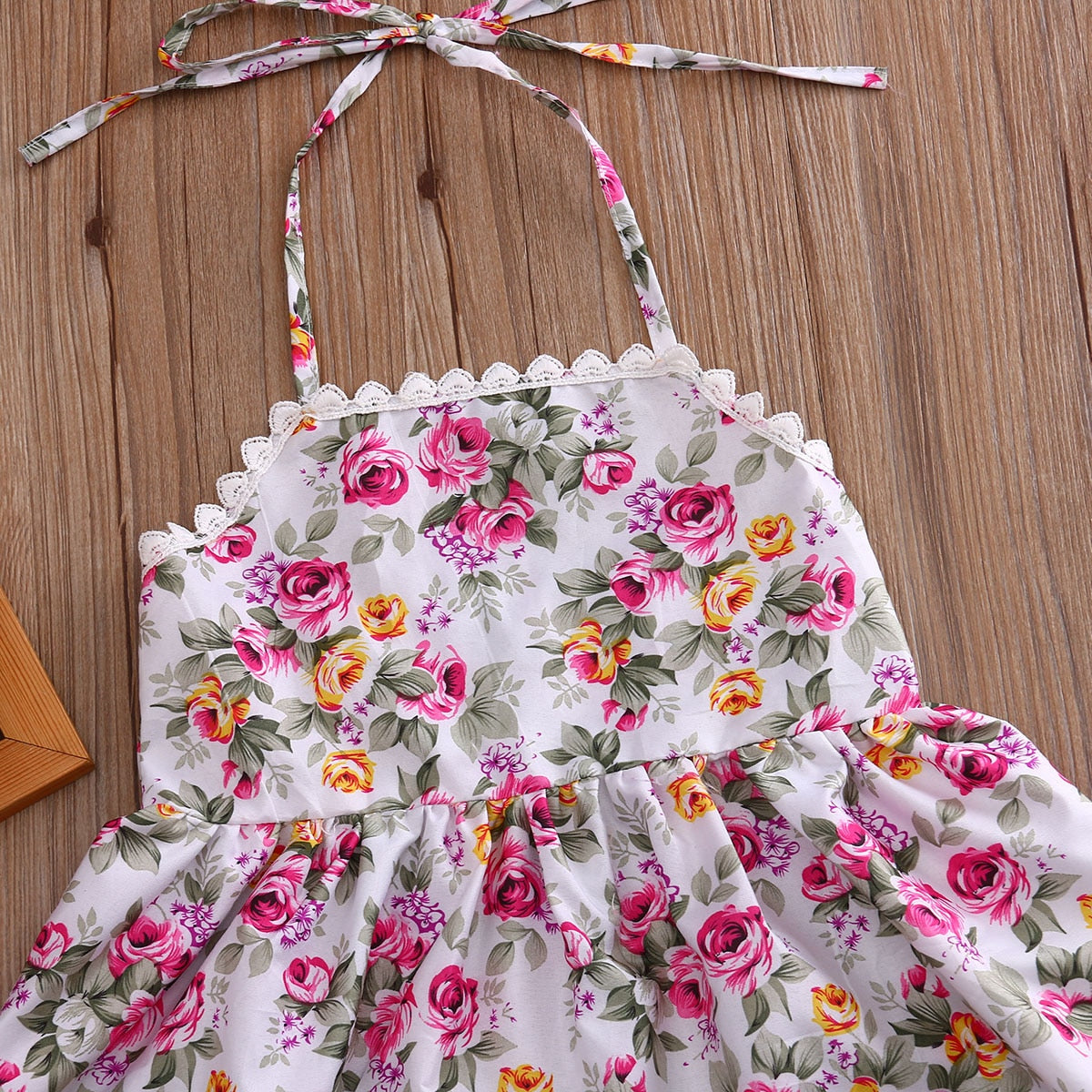 Toddler Kids Baby Girls Summer Flower Dress Princess Party Pageant Swing Dresses - ebowsos