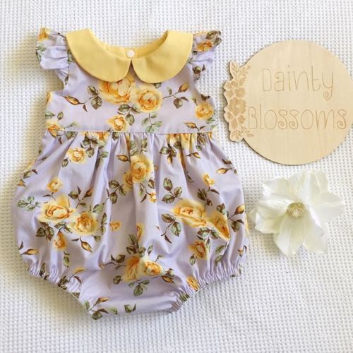 Toddler Newborn Baby Girl Floral Sleeveless Floral Print Romper Jumpsuit Cotton Outfits Baby Cute Clothes - ebowsos