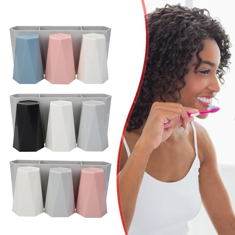 Toothbrush Holder Toothpaste Squeezer Dispenser Bathroom Accessories Sets Unique Design Nice 3 Styles for Choice Dropshipping - ebowsos