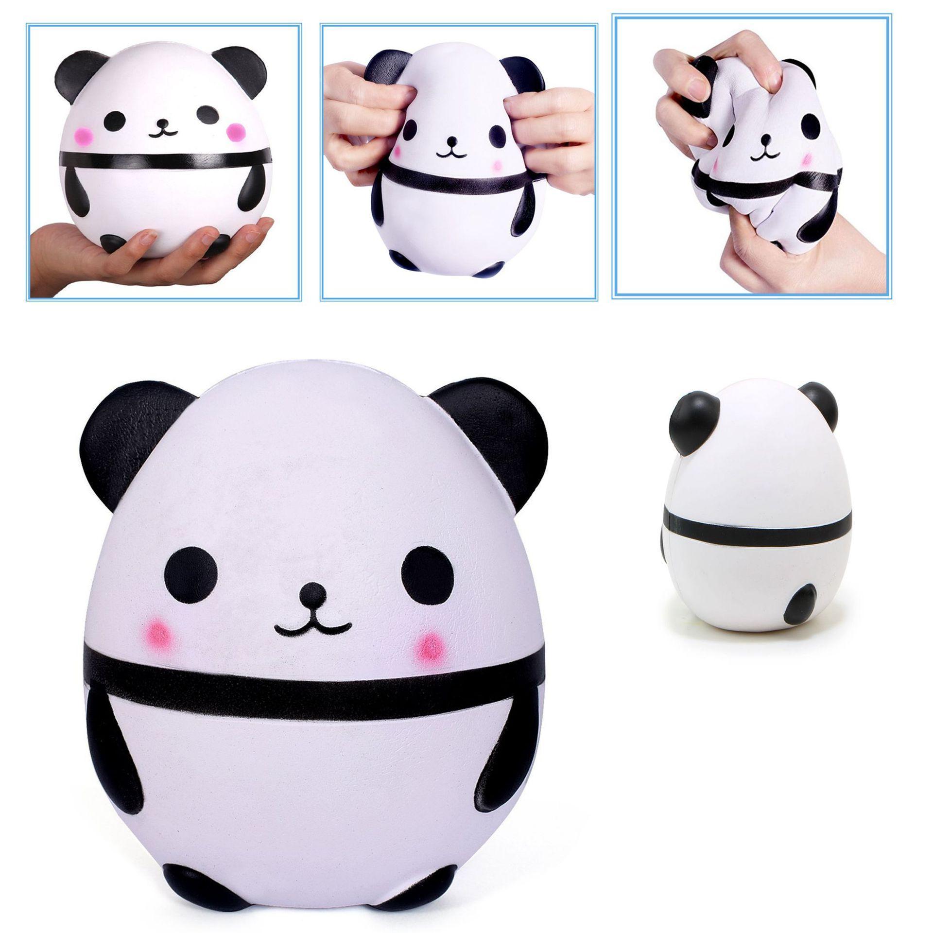 Toy Cute Panda Toy Slow Rising Cream Scented Decompressio-ebowsos