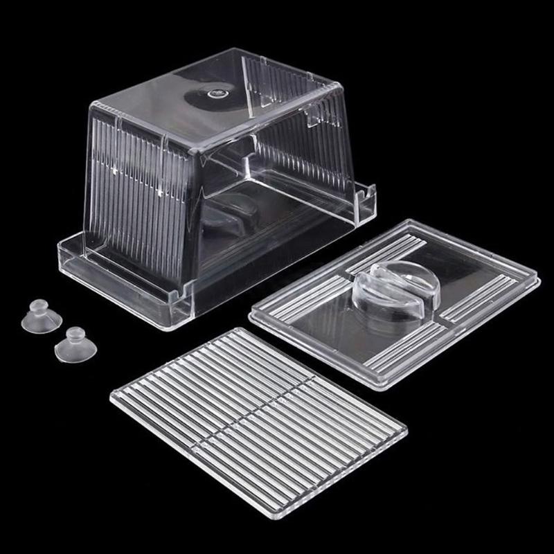 Transparent Fish Tank Breeding Isolation Box Aquarium Incubator Hatching Boxes Multifunctional Acrylic Fish Tank Holder - ebowsos