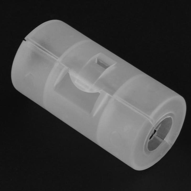 Transparent Plastic Battery Storage Box for AA Battery to C Battery Converter Adapter Switcher Holder Case - ebowsos