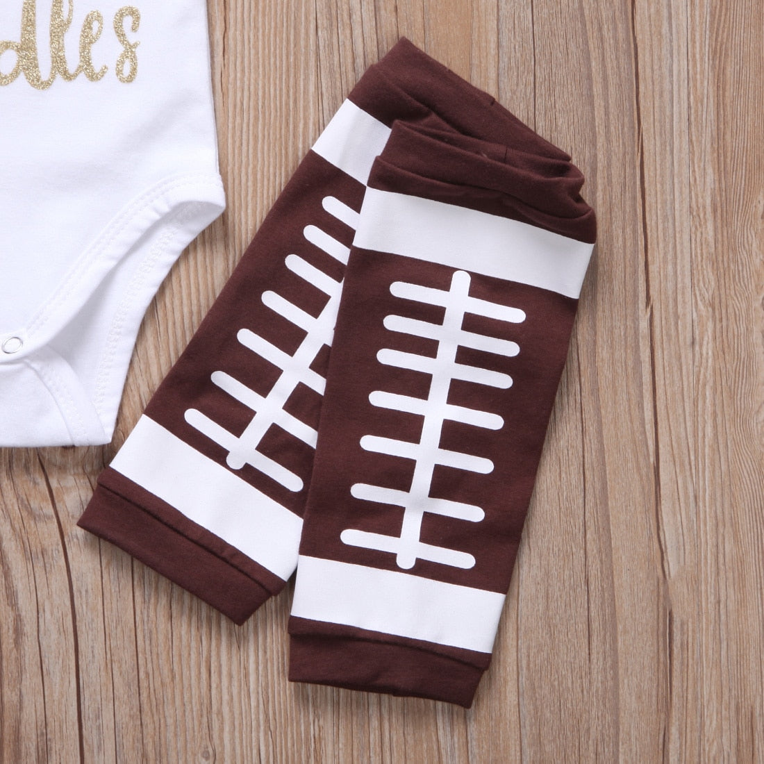 UK Newborn Baby Boys Girls bodysuit+Leg Warmers 2PCS Outfits Clothes 0-18M - ebowsos