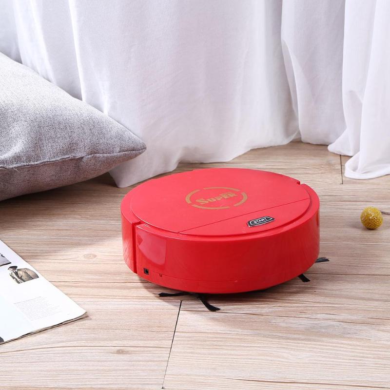 USB Rechargeable Intelligent Induction Household Vacuum Cleaner Mini Automatic Sweeping Robot Vacuum Cleaning Mop Drop Shipping - ebowsos