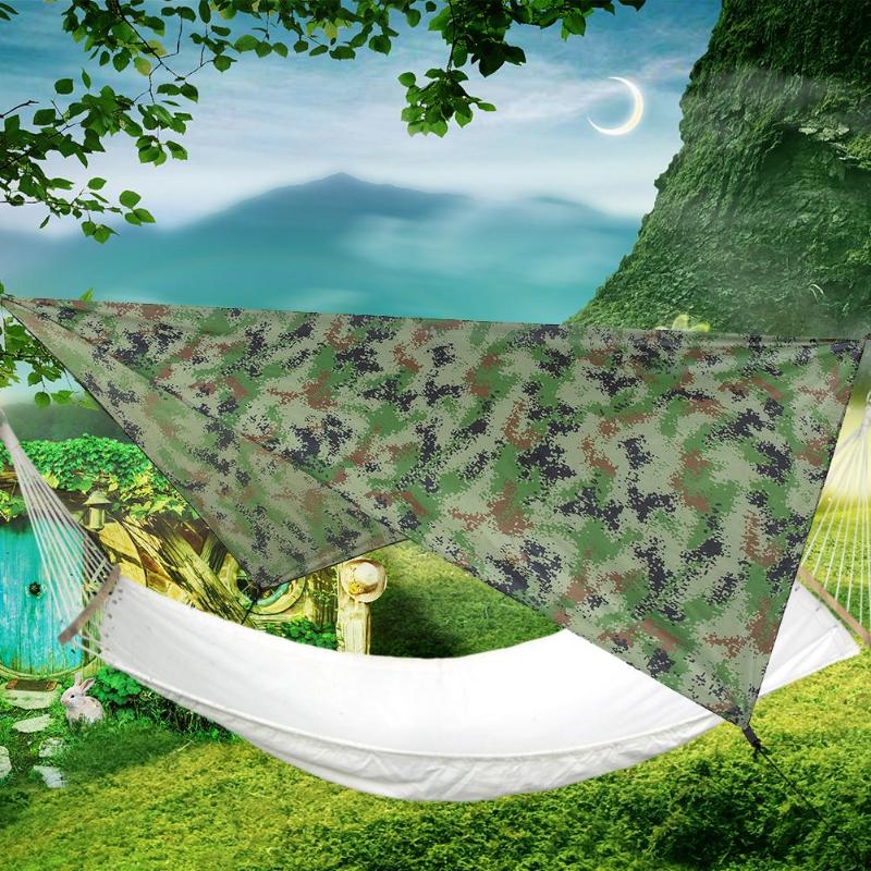 Ultralight Tarp Outdoor Camping Survival Sun Shelter Shade rainproof Awning Silver Coating Waterproof Beach Tent-ebowsos