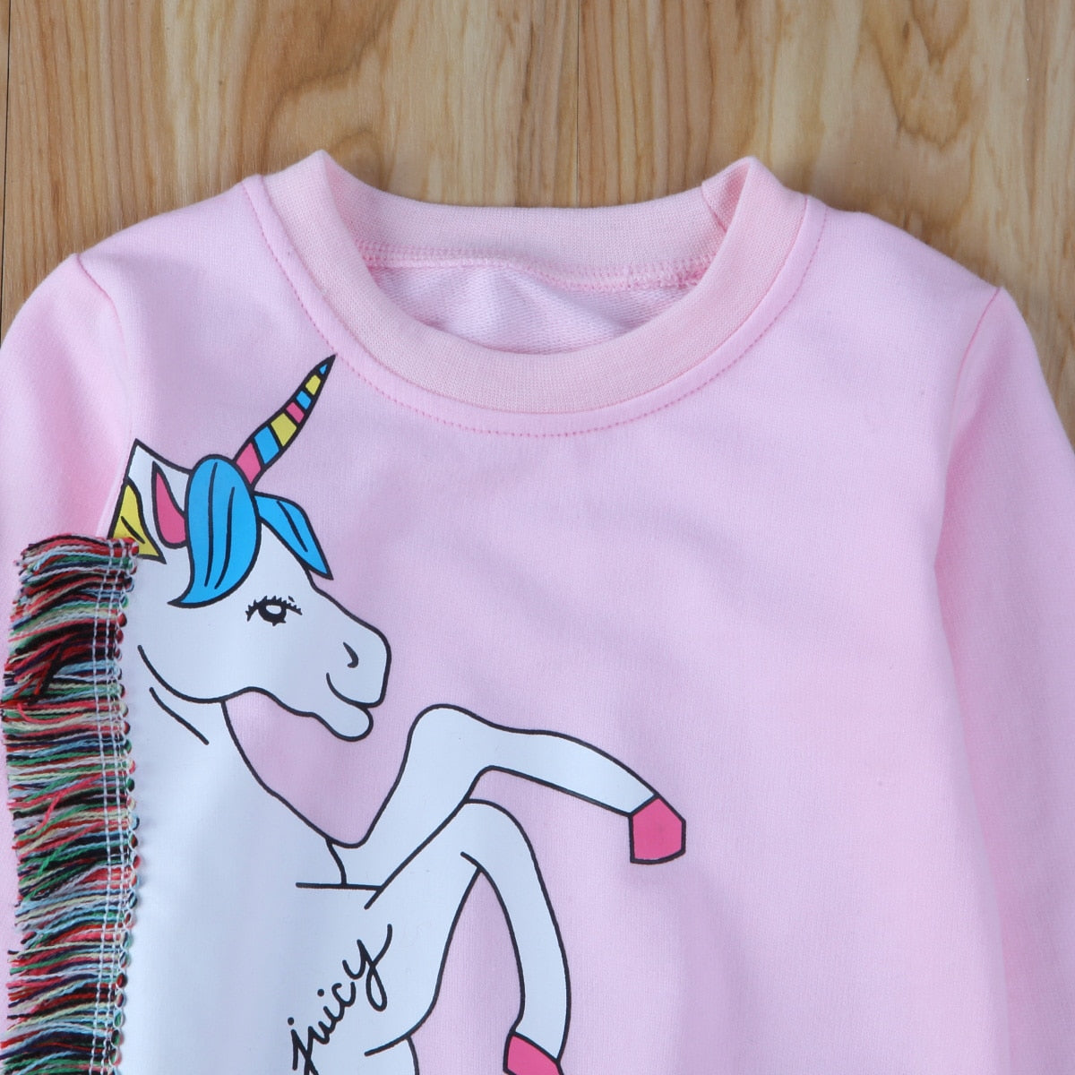 Unicorn Kids Baby Girls Jumper Sweatshirt Pullover Toddler t-Shirt Long Sleeve Cotton Tops Clothes - ebowsos