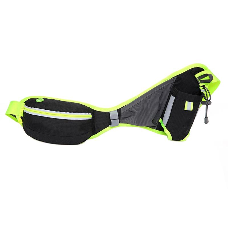 Unisex Waterproof Nylon Waist Bag Women Men Water Bottle Bags For Running Cycling Hiking Running Outdoor Sports-ebowsos