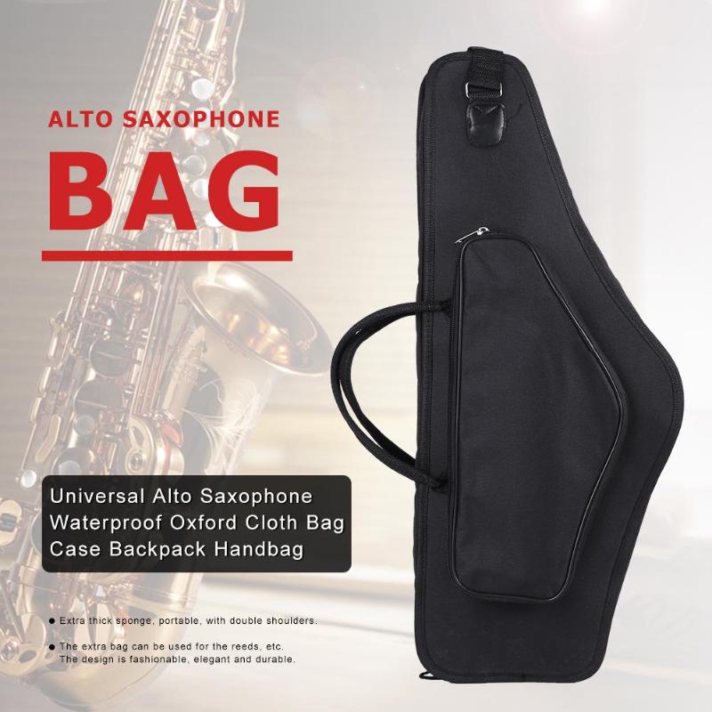 Universal Alto Saxophone Waterproof Oxford Cloth Bag Case Backpack Handbag-ebowsos