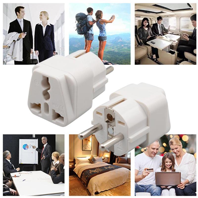 Universal EU to Chinese Plug Adapter Power Socket Travel Converter Plug for European Germany France - ebowsos