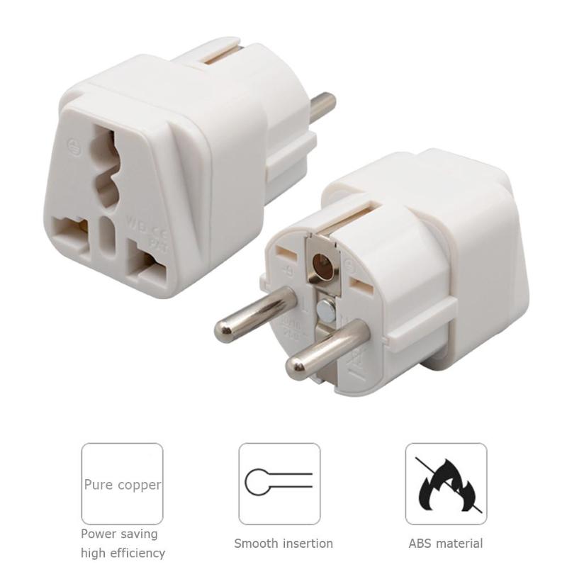 Universal EU to Chinese Plug Adapter Power Socket Travel Converter Plug for European Germany France - ebowsos