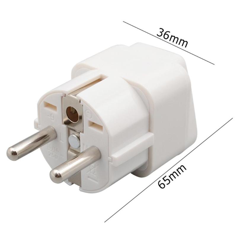 Universal EU to Chinese Plug Adapter Power Socket Travel Converter Plug for European Germany France - ebowsos