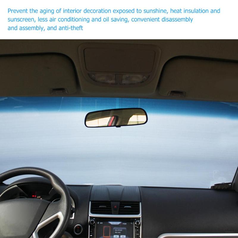 Universal Winter Car Auto Front Windshield Snow Ice Shield Windscreen Sunshade Cover 150x70cm High Quality Front Windshield - ebowsos