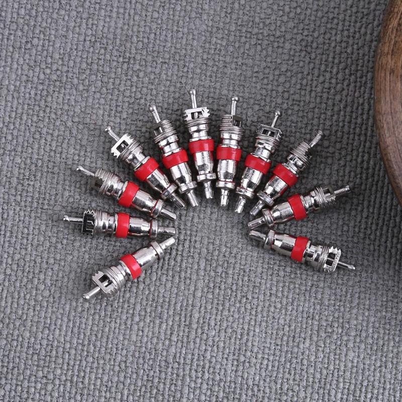 100pcs/set Car Motorcycle Bicycle Tyre Tire Valve Stem Cores for Schrader Valve Car Styling Accessories High Quality - ebowsos
