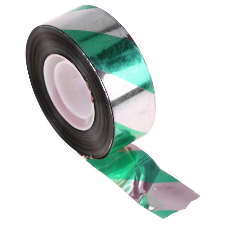 Visual Alarm Ribbon Reflective Flash Bird Scare Tape Sparrow Repellent Ribbon Festival Party DIY Decoration Ribbon Band - ebowsos