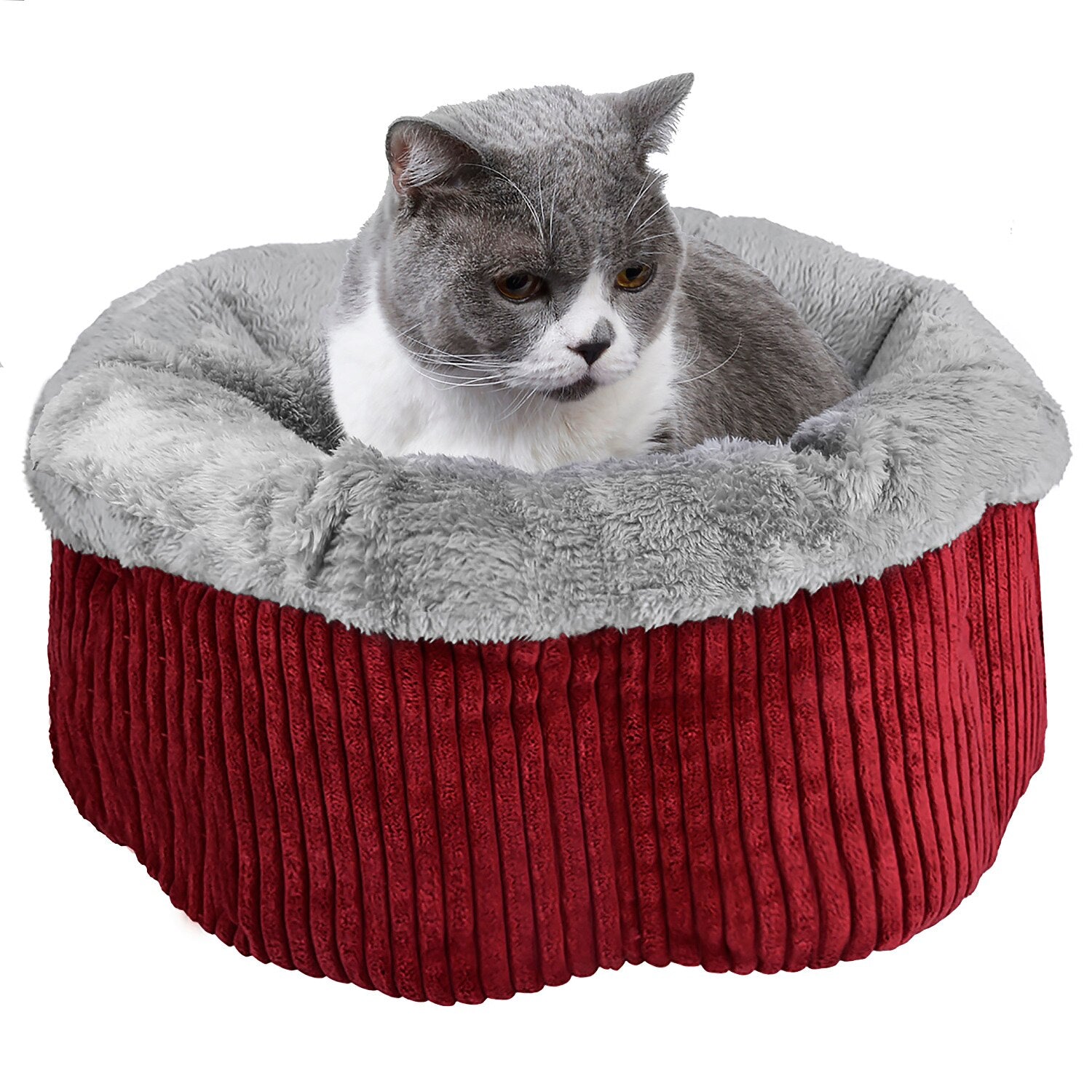 Warm Soft Four Seasons Pet Bed Cat Dog Sleeping Bag Moisture Proof Easy To Clean Round Bed Pet Supplies-ebowsos