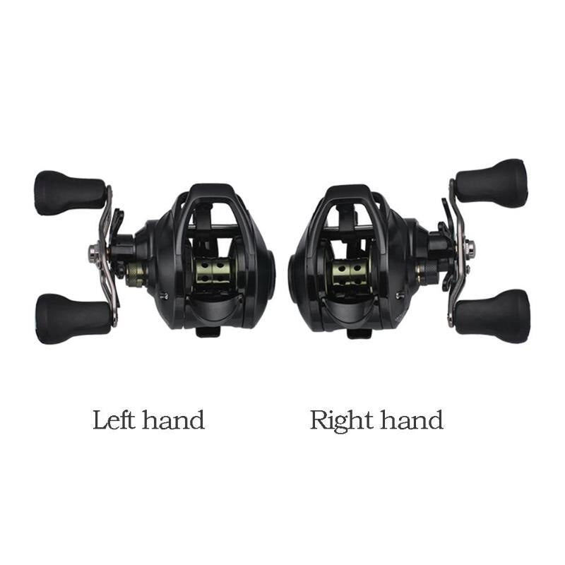 Water Drop Fishing Reel Wheel High Speed Low Profile 19+1BB Fishing Reel Baitcasting Water Drop Reels-ebowsos