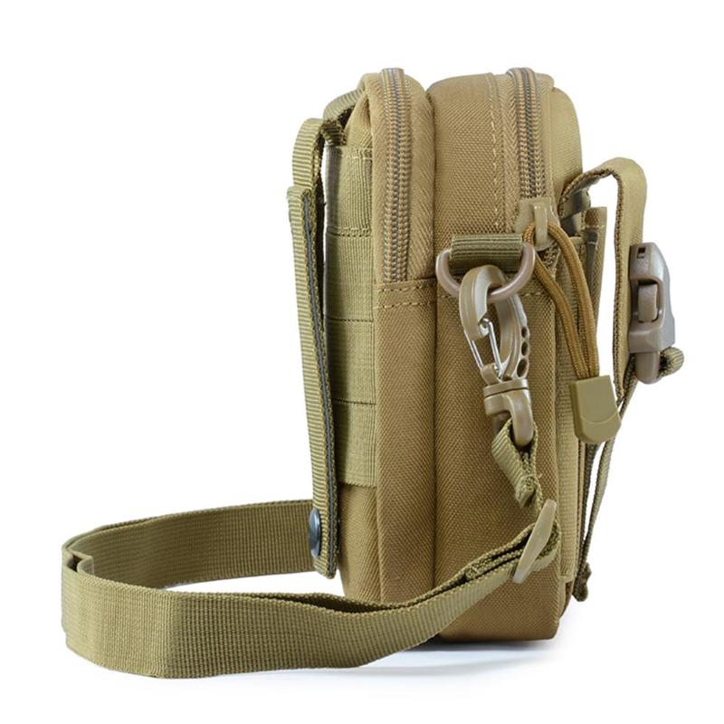 Waterproof Bags Molle Pouch Shoulder Waist Fanny Packs Leisure Daily Life Riding Camouflage Single Shoulder Mobile Phone Keys-ebowsos