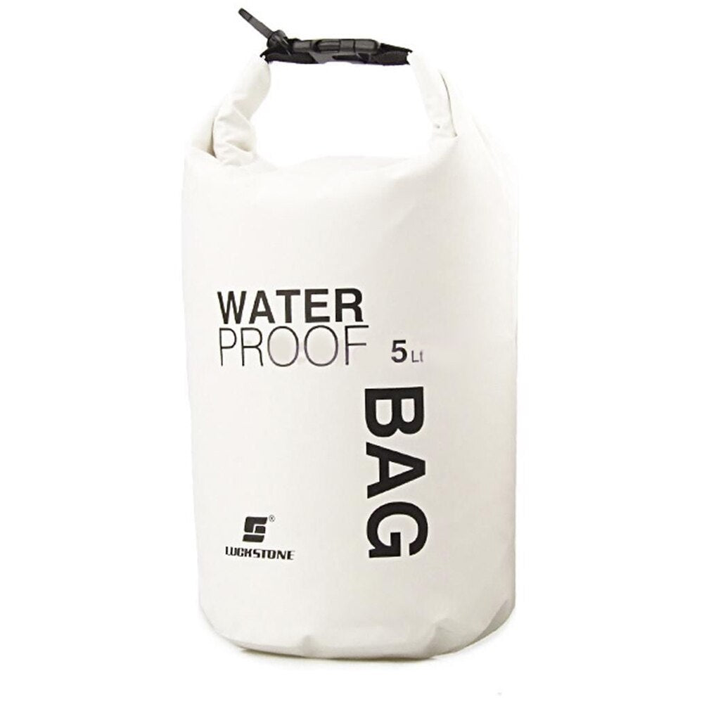 Waterproof Dry Bag Outdoor PVC Sack Pouch Boating Storage Rafting Sports Kayaking Canoeing Swimming Bag Travel Kits 5L/10L/20L-ebowsos