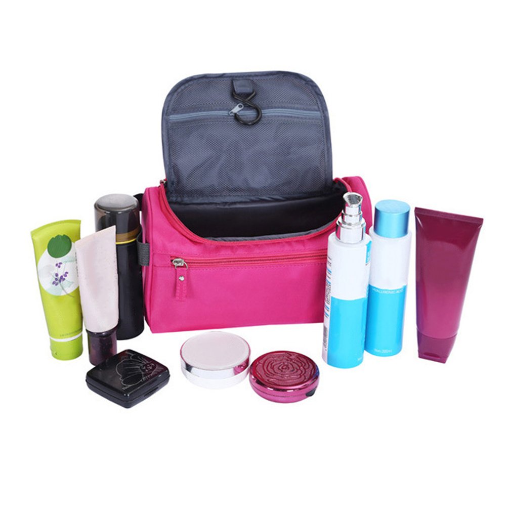 Waterproof Hanging Makeup Bag Large Capacity Travel Organizer Cosmetic Bag Make Up Case Washable Toiletry Bag Makeup Tool Kits - ebowsos