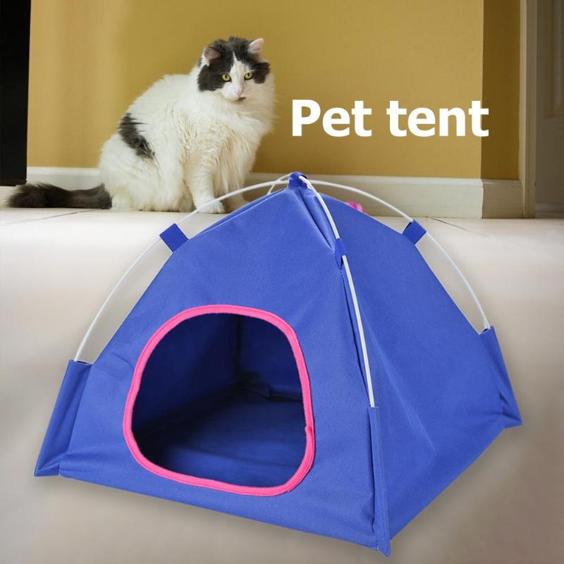 Waterproof Oxford Cloth Pet Tent Long Service Life Foldable Dogs Cats House Wide Scope of Application Outdoor Kennel Fence - ebowsos