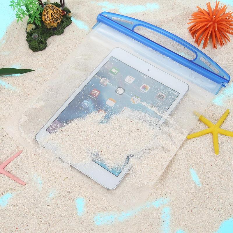 Waterproof Phone Case Bag Portable Universal Clear PVC SwimmingUnderwater Diving Phone Cover Pouch for Mini iPad-ebowsos