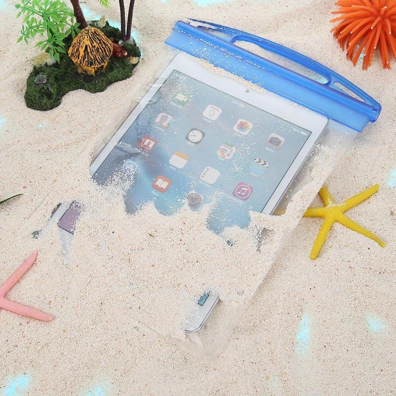 Waterproof Phone Case Bag Portable Universal Clear PVC SwimmingUnderwater Diving Phone Cover Pouch for Mini iPad-ebowsos