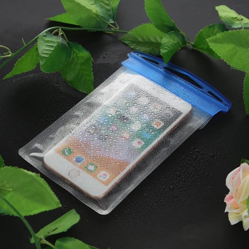 Waterproof Phone Case Bag Portable Universal Clear PVC SwimmingUnderwater Diving Phone Cover Pouch for Mini iPad-ebowsos