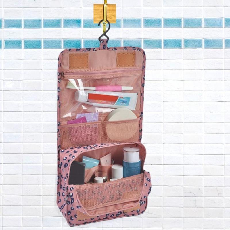 Waterproof Portable Cosmetic Storage Bag Safety and Reliability Multi-lattice Practical Economy Neutral Bathroom Wash Bag - ebowsos