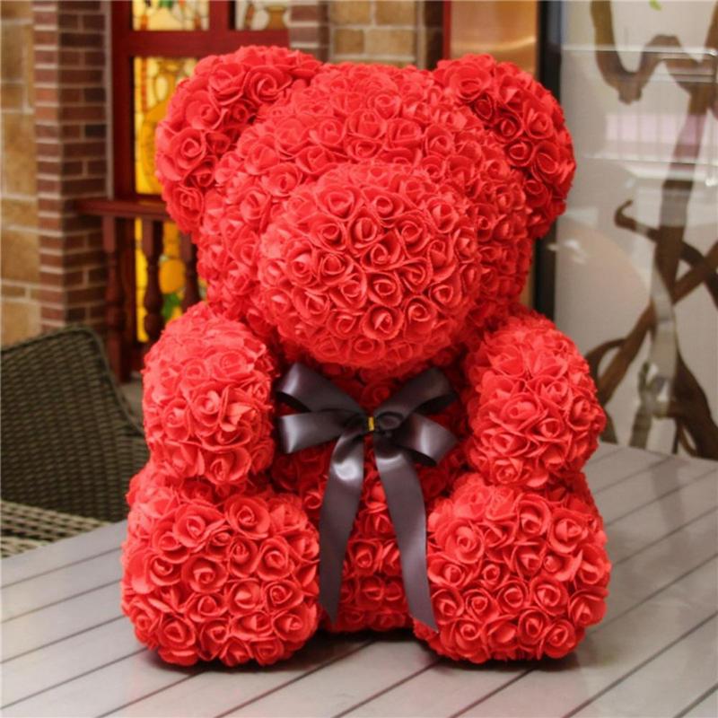 Wedding Party Decorations Rose Bear Rabbit Girlfriend Anniversary Christmas Valentine's Day Gift Birthday Present For Kids - ebowsos