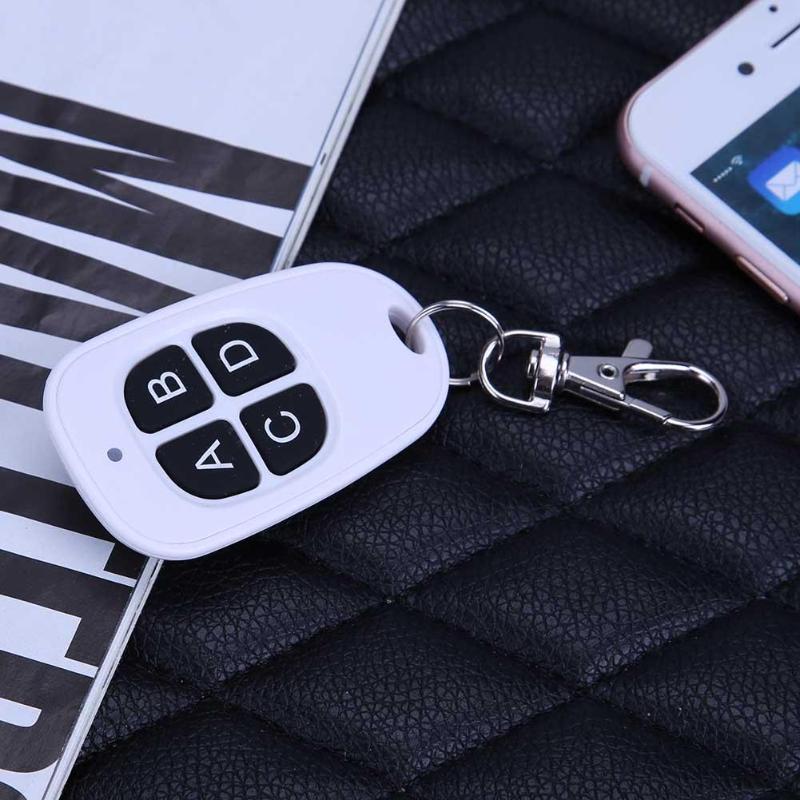 White Waterproof 433MHz 315MHz 4keys Remote Controller Intelligent Electric Gate Door Control Key - ebowsos