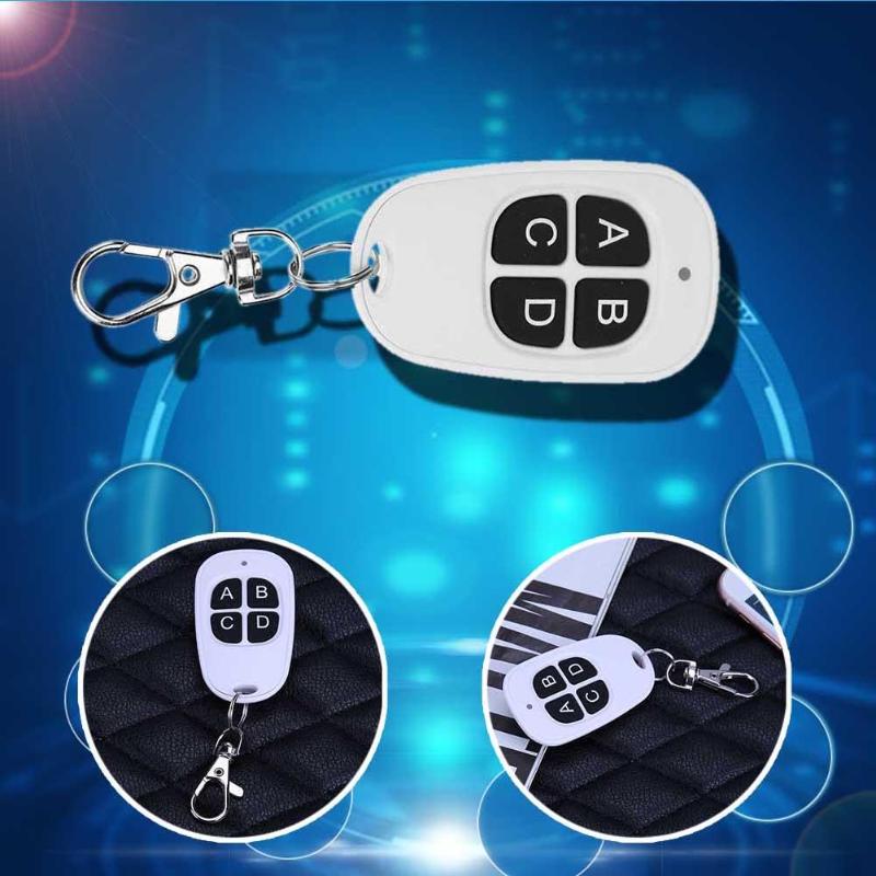 White Waterproof 433MHz 315MHz 4keys Remote Controller Intelligent Electric Gate Door Control Key - ebowsos