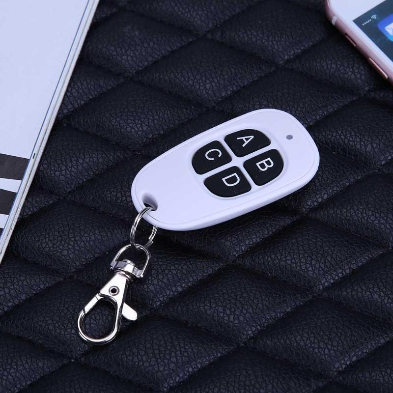 White Waterproof 433MHz 315MHz 4keys Remote Controller Intelligent Electric Gate Door Control Key - ebowsos