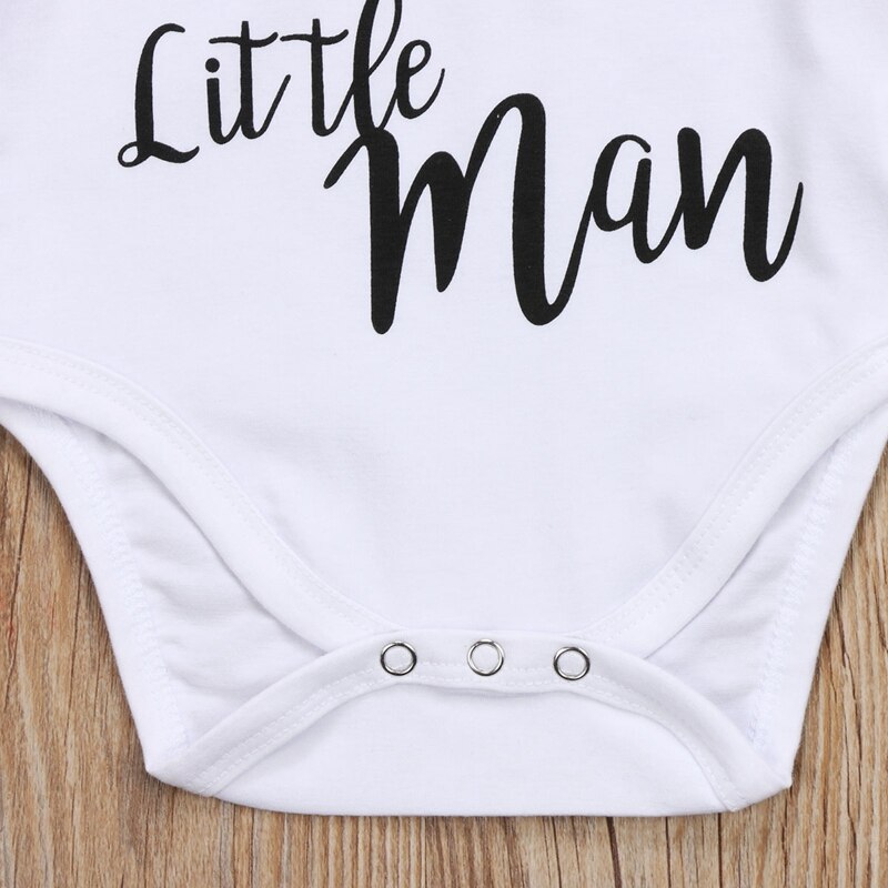 Winter Baby Long Sleeve Gentleman Cotton Bodysuit Newborn Infant Kids Baby Boys Bodysuit Jumpsuit Clothes Outfits - ebowsos