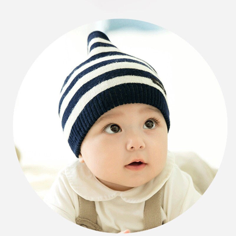 Winter Warm Baby Hats Baby Cap For Children Winter Knitted Hat Kids Boys Girls - ebowsos