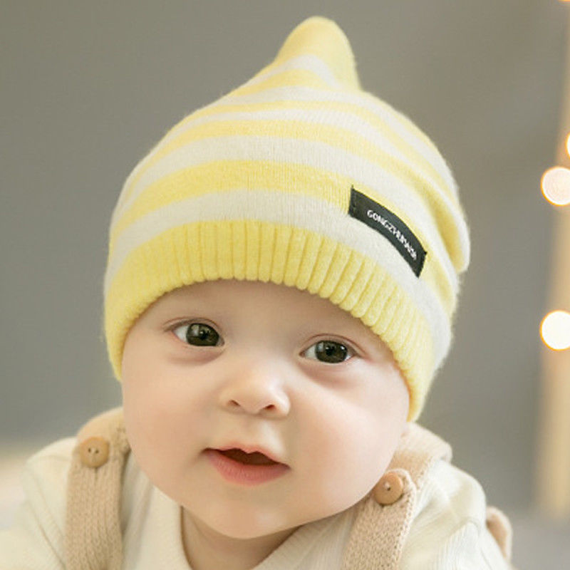 Winter Warm Baby Hats Baby Cap For Children Winter Knitted Hat Kids Boys Girls - ebowsos