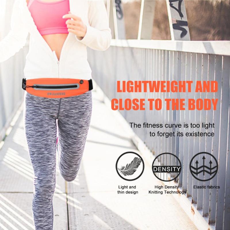 Women Men Jogging Belt Belly Bags Waterproof Night Sports Safety Waist Packs Necessary Outdoor Mountaineering Travel Gadgets-ebowsos