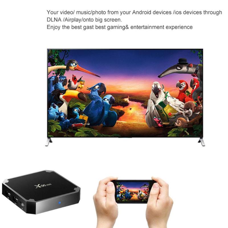 X96 Mini Android 7.1 Smart TV Box 2G+16G Amlogic S905W Quad Core 2.4G WiFi Set Top Box+Air Mouse Keyboard Set Top Box Promotion - ebowsos