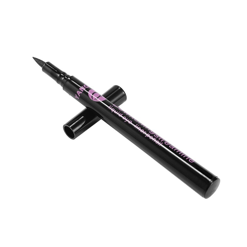 YANQINA 1PC Quick-Drying Waterproof Smoothly Liquid Eyeliner Eye Liner Pencil Makeup Pen Cosmetics for Women Girls Wedding Party - ebowsos